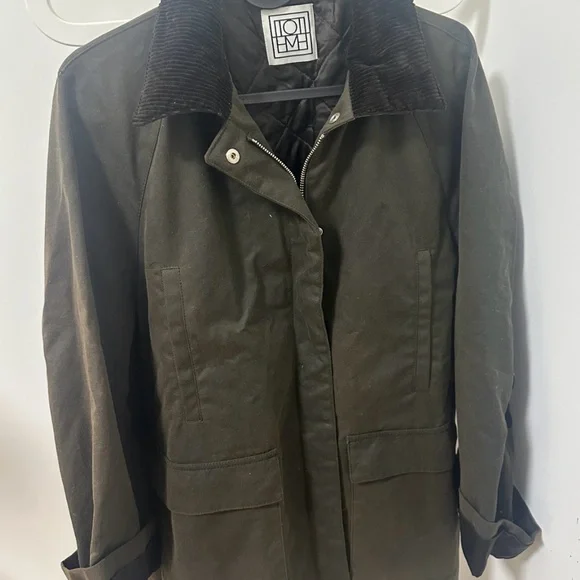 Toteme Country jacket in forest size32 XXS - Picture 8 of 10